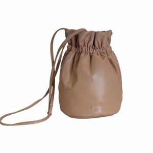 Victoria Secret Cinched TopCrossbody Bag in Taupe NWT